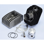 Kit cylindre POLINI 140.0133/R RACING fonte Ø 43 mm avec axe de 12 mm PIAGGIO 50 SI BRAVO CBA ECO échappement avec trous booster