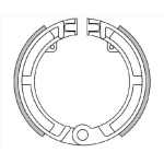 Ganasce freno POLINI 176.0162 125 x 17 anteriori senza molla anteriori per VESPA 50 80 90 125 150 175 SPECIAL PK PRIMAVERA ET3 SUPER PX SPAGNA TM P FL FL2 EUROPA RST MIX C1 2 3 4 PENTARO APE