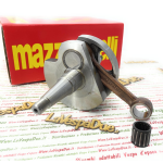 Vilebrequin MAZZUCCHELLI AMT 130 pour VESPA 80 PX PE course 48 mm Roulement 25 Bielle empattement 105 mm ro 220274
