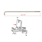 Tirante de soporte de batería para APE 125 A A1T A15T 150 B AB AC P401 175 APE 350 400 400R 450 500 ro 076269 stock antiguo