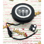IRON led 6500 K EVOK front headlight optical group for VESPA 50 125 PK S XL PLURIMATIC XL RUSH 50 N AUTOMATICA ro 215399 ANGEL with conversion circuit from 6 V to 12 V dc and from 12 V ac to 12 V dc and anti-flicker