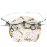 Manubrio Cromato Completo di Comandi e Leve 3 Marce per VESPA 125 V1T a V15T con Cambio a Bacchetta adattabile a VESPA 98 V98T 