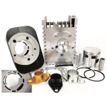 Pinasco 26028506 EVOTEN BOOSTER FULL GT 46×43 mm Grupo térmico, pasador de 12 mm, escape de 22, 25 y 28 mm PIAGGIO 50 CIAO SI BRAVO BOXER