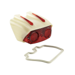 Fanale posteriore SUPER CATALUX in plastica per LAMBRETTA 125 150 LI 1° 2° serie 175 TV 1° 2° serie elegante accessorio