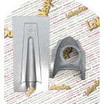 Nose grille shield hexagonal horn holder 3 holes VESPA 50 90 125 SS NLR VMA1T Italian quality PREMIUM nose steering cover in sheet metal