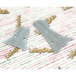 Piastre parapolvere protezione inferiore manubrio comando gas e cambio zincate per VESPA 125 ET3 PRIMAVERA SUPER r.o. 114763 114764