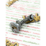 Registro de freno delantero con tuerca para LAMBRETTA 125 150 LI SX TV DL GP largo 80 mm inocente