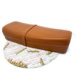 Brauner Ledersitz Sattel lang für VESPA PK S 50 125 Zweisitzer