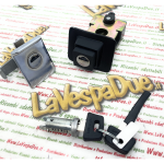 kit Serrature Sella Bauletto Bloccasterzo Vespa PX PE Arcobaleno 80 125 150 200 Completo unica chiave (cilindretti e chiavi ORIGINALI PIAGGIO)