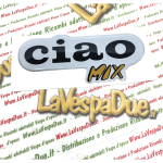 Targhetta resinata Scritta adesiva CIAO MIX per piaggio CIAO 50 r.o. 274183