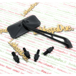 Rückspiegel Rechteckig Carbon Rechts Links für VESPA 50 125 150 200 mit Halterung