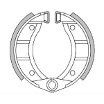 Ganasce freno anteriori POLINI 176.0151 90 x 18 per PIAGGIO BOXER BRAVO CIAO FREE SI SUPERBRAVO VESPINO F9 VELOFAX FANTIC MOTOR ISSIMO 50 BENELLI MOTORELLA 50 G2 G2L GARELLI NOI 50 MATIC VIP 1 2 3 4