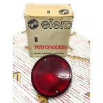 SIEM Nebelschlussleuchte für VESPA 125 von 1949 bis 1950 - APE 125 niedrige Scheinwerfer Gangschaltung Beiwagen und Oldtimer FIAT IVECO