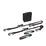 Kit di cinghie a cricchetto RATCHET KIT - HEAVY DUTY per fissaggio trasporto VESPA PX SPRINT GS SS VBB VNB LAMBRETTA moto carrello rampa camper garage furgone