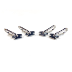 Kit di ganci e moschettoni FLEXI RAIL EXPANSION SET guide di fissaggio per trasporto VESPA PX SPRINT GS SS VBB VNB LAMBRETTA moto carrello rampa camper garage furgone