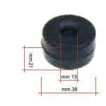 Tampone di riscontro inferiore per ammortizzatore posteriore tipo grosso per VESPA PK 50 125 r.o. 178149