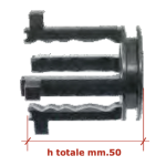 Levier de vitesses 3 vitesses h 50 mm VESPA 50 90 de 1978 à 1980 CV FL 3 VITESSES ro 1653046