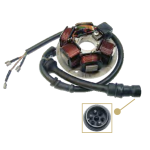 Statore supporto bobine per VESPA PK 50 125 APE 50 FL FL2 RST MIX FL3 EUROPA r.o. 497654 199495V 3 faston 3 attacchi