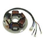 Stator support coils 6 poles for VESPA PX 125 150 200 E ARCOBALENO COSA ro 217866 497652 5 cables
