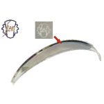 Visière à ongles SIEM pour phare VESPA 150 VL2 VL3 VB1 GS VS1 VS2 VS3 VS4 à partir de 1955 ro 025479 paupière