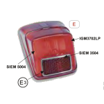 FANALINO POSTERIORE SIEM COMPLETO DI GUARNIZIONE E PORTALAMPADA PER VESPA 50 N L R FARO TONDO  R.O. 102459