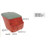 Original SIEM rear light body for VESPA 125 150 180 200 TS GTR SPRINT VELOCE RALLY ro 121017 141758 complete with visor