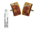 Paar SIEM-Frontblinker für VESPA PK 50 125 XL PLURIMATIC XL RUSH N FL1 FL2 HP SPEEDMATIC ro 233970 233971 zugelassen