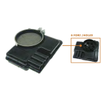 Filtro purificador de aire completo de 6 orificios para PIAGGIO 50 SI BOSS BRAVO GRILLO CIAO ro 183423 183425