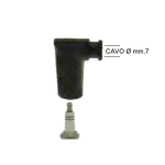 Pipettenkappe mit schwarzem SAE-Zylinderanschluss aus Gummi für VESPA 50 80 90 125 150 160 180 200 PIAGGIO CIAO BRAVO BOXER SI