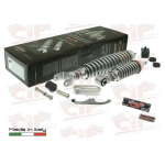 Kit amortiguadores delanteros y traseros CARBONE SPORT ELEGANT para VESPA 50 90 125 NLR SPECIAL ET3 PRIMAVERA regulables con 3 posiciones completo con accesorios para revisión y restauración