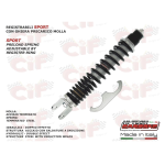 Amortiguador trasero CARBONE SPORT para VESPA 50 ET2 ET4 LX LXV TOURING NAVY ro 667967 562960 ajustable con tuerca de anillo de precarga de resorte