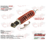 Amortiguador trasero CARBONE SPORT para VESPA 125 ET4 LX LXV reforzado ajustable 3 posiciones ro 56230R 598929