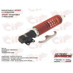CARBONE SPORT front shock absorber for VESPA 125 150 200 250 300 GT GTV GTS SUPER SPORT adjustable in 3 positions