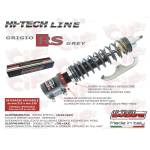 Amortisseur avant CARBONE HI-TECH RS GREY gris pour VESPA PX PE 80 125 150 200 PX PE ARCOBALENO T5 réglable oléopneumatique