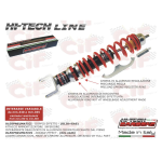 Amortiguador trasero CARBONE HI-TECH rojo para VESPA 50 90 NLR SPECIAL ET3 PRIMAVERA PX PE 80 125 150 200 PX PE ARCOBALENO T5 regulable oleoneumático