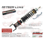 Amortiguador trasero CARBONE HI-TECH negro para VESPA 50 90 125 PK 125 PK 125 XL RUSH N 50 125 FL HP regulable oleoneumático