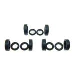 Serie 12 gommini per revisione cilindretti freno anteriore e posteriore per APE TM P  602 P 703   r.o. 154608 pompa ganasce ruote