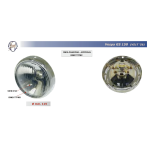 SIEM Ø 115 mm Scheinwerfer-Optikgruppe für VESPA 150 VB1T 150 GS VS1T VS2T VS3T VS4T GS komplett mit Rahmen und Lampenfassung ro 025793