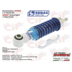 Amortisseur avant réglable SEBAC pour VESPA 50 90 125 ET3 PK NLR SPECIAL PRIMAVERA blanc et bleu