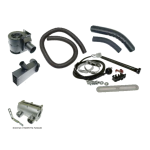 Kit riscaldamento cabina interna APE 50 2T EURO 4 2018 2019 con nicchia alluminio per marmitta ORIGINALE