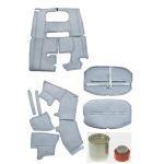 Kit di isolamento termo acustico cabina interna abitacolo APE 50 tutti i modelli con doppio faro e  APE 50 2T EURO 4 2018 2019