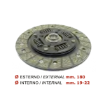 Disco frizione per PIAGGIO PORTER 1200 e 1400 diesel dal 1995 diametro esterno 180 mm interno 19 - 22