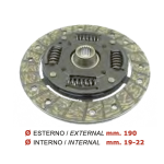 Disco frizione per PIAGGIO PORTER 1300 16V iniezione dal 1998 in poi r.o. 3125087573000 diametro esterno 190 mm interno 19 - 22