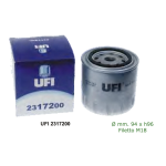 Filtro olio PIAGGIO APE CALESSINO MP 601 CLASSIC MAX DIESEL APE TM P703 P703V LCS POKER r.o. 222721 830424 rif. UFI 2317200