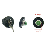 Tappo serbatoio carburante per PIAGGIO PORTER DIESEL 1400 r.o. 445451 con serratura e chiavi 