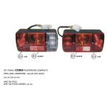 Coppia Fanali Posteriori Stop COBO per APE TM P703 TM P703V DIESEL dal 1999 r.o. 581339 581340