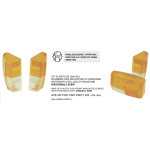 Coppia corpi luminosi SIEM plastiche frecce anteriori per APE MP P501 P601 P601V 220 1978 1983 r.o. 180004 180021