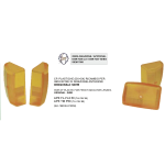 Corpo freccia SIEM anteriore DX DESTRO per APE FL FL2 50 APE TM P 50 Indicatore di Direzione Lampeggiatore r.o. 196338