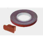 Adesivo rosso rinfrangente rotolo 5 mm x 6 metri per cerchi ruota carrozzeria ed applicazioni varie decorazione adesiva catarinfrangente