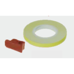 Adesivo giallo fluorescente rotolo 5 mm x 6 metri per cerchi ruota carrozzeria ed applicazioni varie decorazione adesiva fosforescente